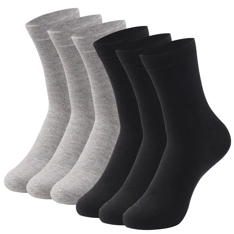 Herren Business Socken 90% Baumwolle ohne Naht ohne Gummi handgekettelt 12 Paar