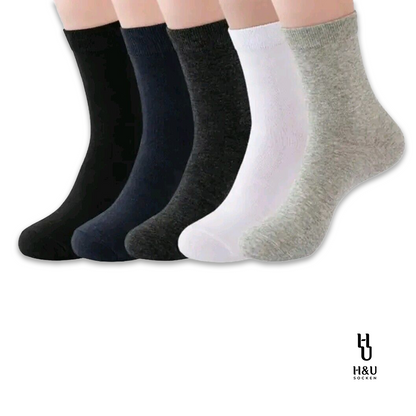 Lange Socken Damen Schwarz Blau Grau Weiss