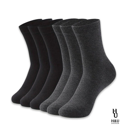 Herren Socken Schwarz Damen Strümpfe Business  Baumwolle Schwarz