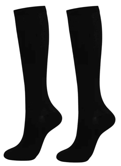 Herren Socken Kniestrümpfe Schwarz Socken Baumwolle