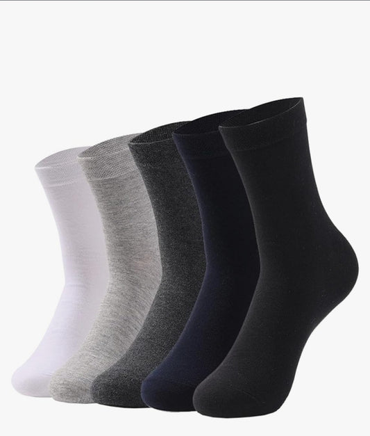 Herren Business Socken Baumwolle ohne Naht ohne Gummi handgekettelt 12 Paar