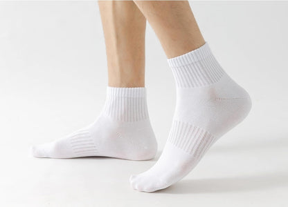 Tennis Socken Herren Damen Sport Kurzsocken Freizeit Schwarz 10 Paar